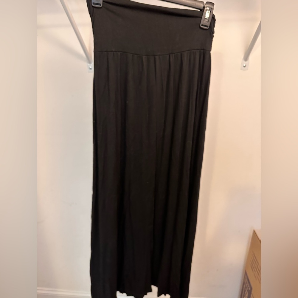 Black maxi skirt